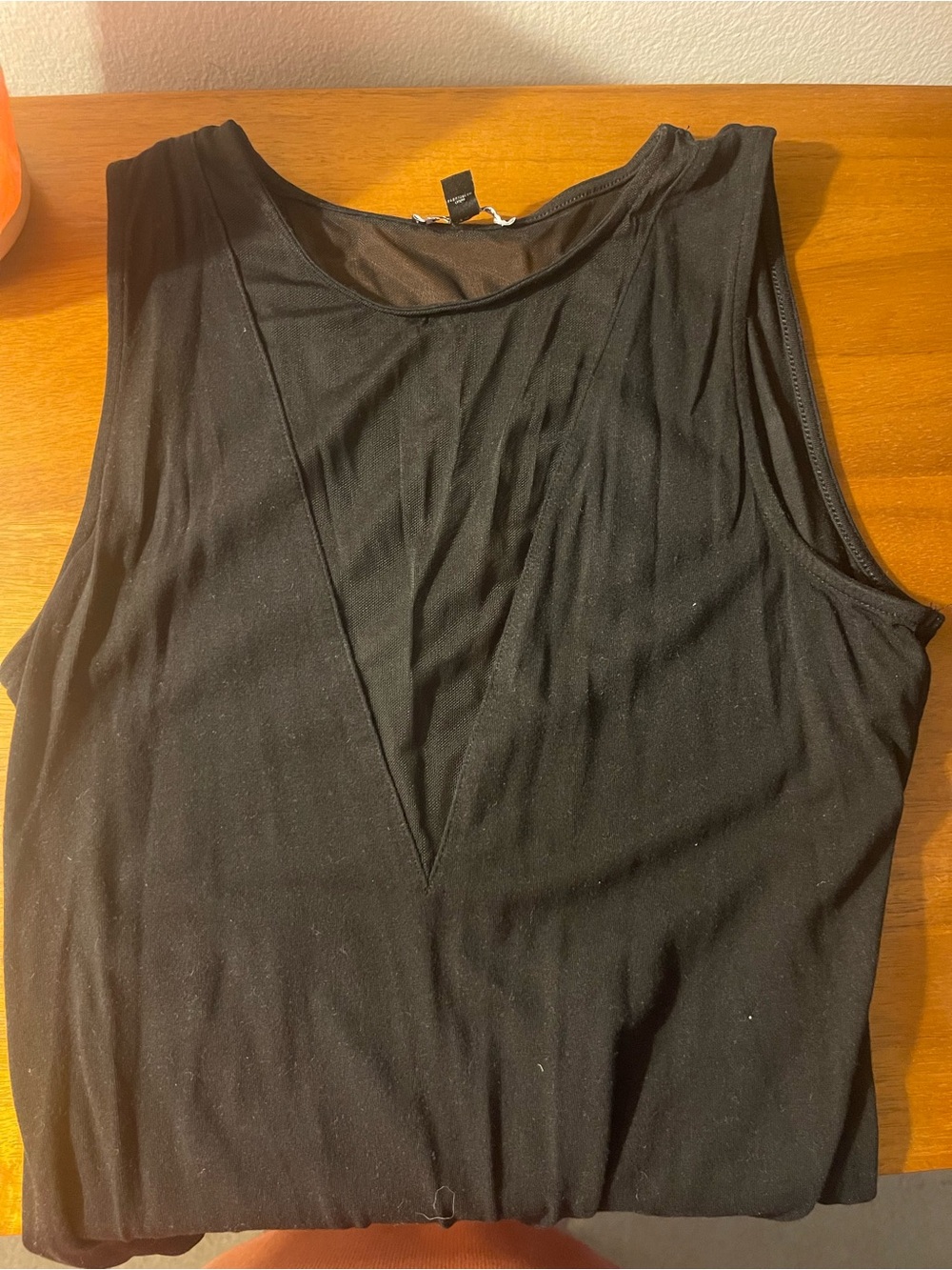 Express Black/Sheer Bodysuit